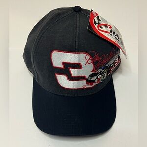Dale Earnhardt No. 3 Chase Authentics Hat NWT Dark Charcoal Gray Color